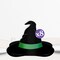 Big Dot of Happiness 3D Witch Centerpiece Table Decorations, Freestanding Pink and Green Birthday Decor, Witch Halloween Party Centerpieces - 8 Count